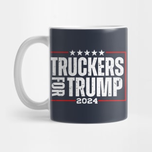 Vintage Truckers For Trump 2024 Mug